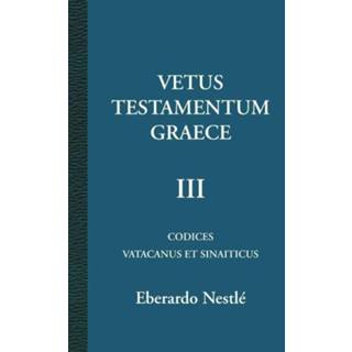 👉 Vetus Testamentum Graece - Eberardo Nestlé (ISBN: 9789057191466) 9789057191466