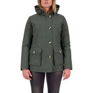 👉 Nylon m vrouwen groen Airforce 4 pocket parka duffelbag