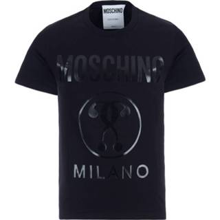 👉 Shirt t-shirts male zwart Moschino T-shirt met logo - 889315528733 889315528740 889315528764 889315528788