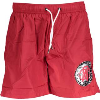 👉 Zwembroek polyester l mannen male rood Roberto Cavalli 113720 8058044836842 8058044836835