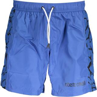 👉 Zwembroek polyester l mannen male blauw Roberto Cavalli 113804 8058044837894 8058044837924 8058044837931