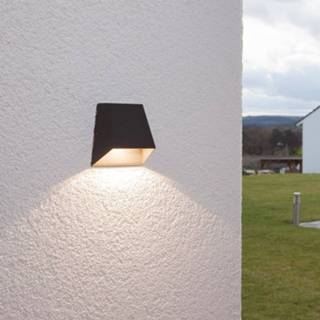 👉 Buitenwandlamp grafiet Breedstralende Hanno met led