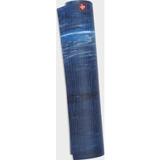 👉 Blauw rubber mannen Manduka eKO Lite Yogamat 4 mm - Dark Sapphire Marbled 180 x 61 cm