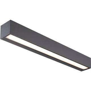 👉 Buiten wandlamp drukgegoten aluminium warmwit a+ grafiet Lucande Krylo LED