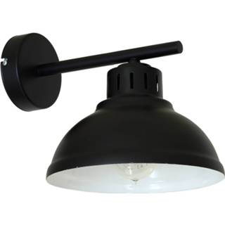 👉 Wandlamp zwart metaal a++ wit Sven, 1-lamp,