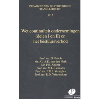 👉 Wet continuïteit ondernemingen en het bestuursverbod - A.J.A.D. van den Hurk (ISBN: 9789462510418) 9789462510418