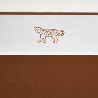 👉 Ledikantlaken cheetah camel Meyco 100 x 150 cm 4054703414738