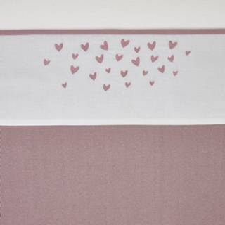 👉 Ledikantlaken hearts lilac Meyco 100 x 150 cm 4054703414691