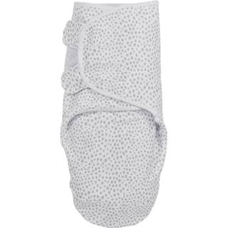 👉 Inbakerdoek grijs katoen beide basiscollectie cheetah Meyco Swaddle Light Grey 0-3 Mnd 4054703301113