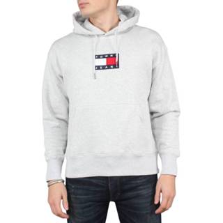 👉 Hoodie leer small l s male grijs Tommy Hilfiger Tjm flag 8720112415326 8720112415258