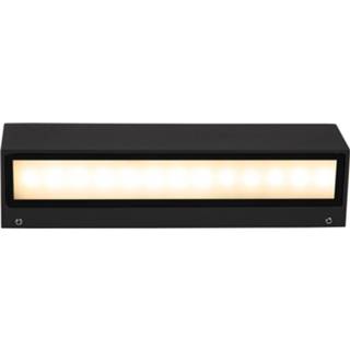 👉 Buitenwandlamp heitronic grafiet Smalle LED Medea 25 cm