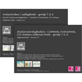 👉 Boek Studievaardigheden - Citotoets, Entreetoets, LVS-toetsen oefenen boeken set groep 7+8 O.H.M. Sanders (ISBN: 9789082495904) 9789082495904