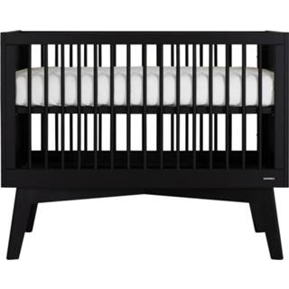 👉 Babybed zwart sixties mat kinderen baby's Kidsmill 70 x 140 cm