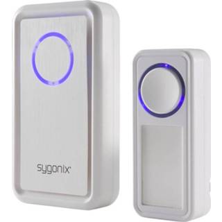 👉 Draadloze deurbel Sygonix SY-4499404 Complete set voor Met naambord, knipperlicht 4064161039282