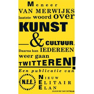 👉 Meneer van Merwijks laatste woord over kunst & cultuur (POD) - Jeroen Merwijk (ISBN: 9789038894416) 9789038894416