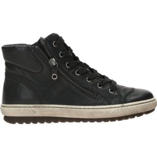 👉 Veterboots leer damesschoenen vrouwen zwart Gabor Veterboot 4062862670940 4062862945666
