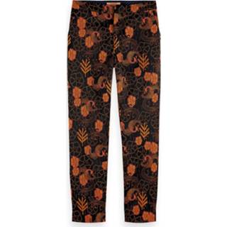 👉 Polyester vrouwen print Scotch & Soda 159087 0217 en 'lowry' tailored slim fit pant in jacquard combo a