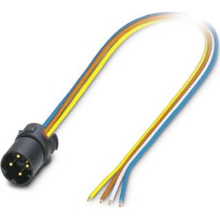 👉 Phoenix Contact 1440821 Sensor/actuator connector, geassembleerd M12 Contactdrager Aantal polen: 4 1 stuk(s)