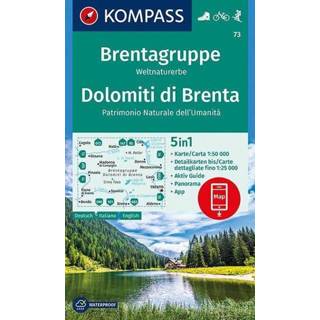 👉 Brentagruppe, Weltnaturerbe, Dolomiti di Brenta 1:50 000 - (ISBN: 9783990443934) 9783990443934
