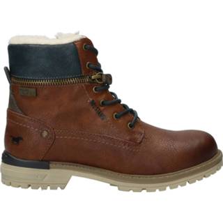 👉 Veterboots synthetisch jongens male bruin Mustang Veterboot 4060891705473