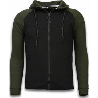 👉 Trainingspak s male zwart mannen groen polyester Sixth June Trainingspakken windrunner basic 7435143674642 7435143674635 7435143674659