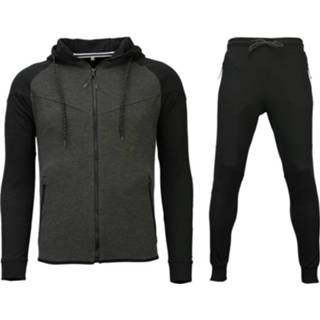 👉 Trainingspak grijs polyester m mannen male zwart Sixth June Trainingspakken windrunner basic 7435143673607 7435143672686 7435143672693