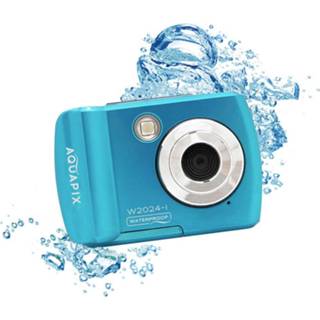 👉 Easypix W2024Splash Digitale camera 16 Mpix Blauw Onderwatercamera