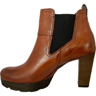 👉 Damesschoenen vrouwen bruin leer Paul Green Laarsjes easy calf saddle 9010095392813 9010095392820 9010095392837