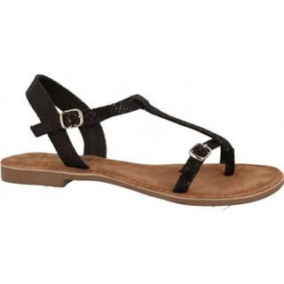 Sandaal damesschoenen vrouwen zwart Lazamani Sandalen