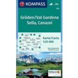 👉 Kompass WK616 Gröden, Val Gardena, Sella, Canazei 9783990443330