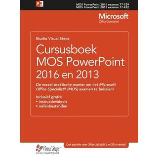 👉 Cursusboek MOS PowerPoint 2013 - Studio Visual Steps (ISBN: 9789059056121) 9789059056121
