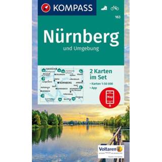 👉 Kompass WK163 Nürnberg und Umgebung - (ISBN: 9783990443705) 9783990443705