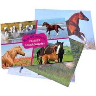 👉 Ansichtkaart Mijn 40 mooiste paarden ansichtkaarten - Rebo Productions (ISBN: 9789036633017) 9789036633017