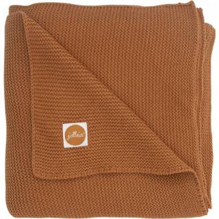 👉 Jollein Basic Knit Wiegdeken Caramel 75 x 100 cm