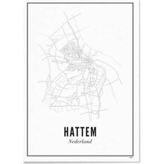 👉 Poster wit Wijck Hattem A4 21 x 30 cm 7448143128152
