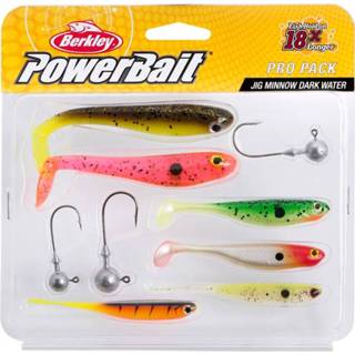 👉 Powerbait geel Berkley Pro Pack - Jig Minnow Dark Water Kit