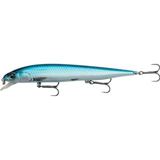 👉 Blauw zilver Savage Gear 3D Smelt Twitch N Roll SR - Floating Blue Silver 14cm -20g 5706301716927