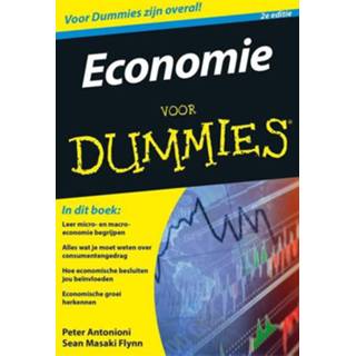 👉 Economie voor Dummies - Peter Antonioni, Sean Masaki Flynn (ISBN: 9789045350776) 9789045350776