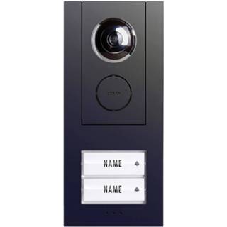 👉 M-e modern-electronics 41179 Buitenunit voor Video-deurintercom Kabelgebonden Antraciet