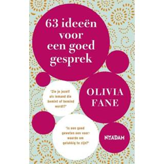 👉 63 Ideeën voor een goed gesprek - Olivia Fane (ISBN: 9789046815731) 9789046815731