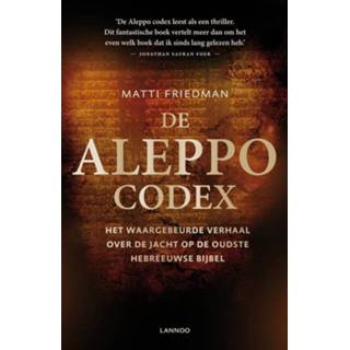 👉 De aleppo codex - Matti Friedman (ISBN: 9789401402590) 9789401402590