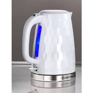 👉 Water koker wit blind verwarmingselement unisex zwart Waterkoker Honeycomb Russell Hobbs 5038061111330 5038061111309