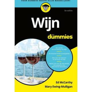 👉 Wijn voor Dummies - Ed McCarthy, Mary Ewing-Mulligan (ISBN: 9789045354408) 9789045354408