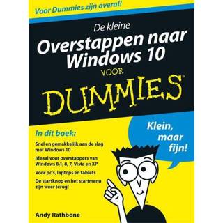 De kleine overstappen naar Windows 10 voor Dummies - Andy Rathbone ebook 9789045352268