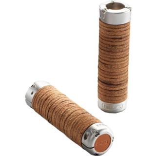 👉 Handvat leather one-size-fits-all honey Brooks England Grips - Handvatten