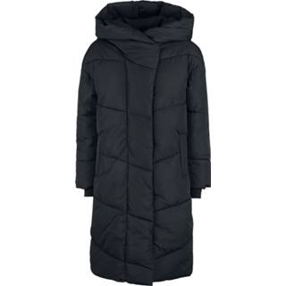 👉 Noisy May - Tally Long Jacket - Winterjas - Vrouwen - zwart