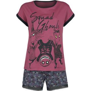 👉 Pyjama rood zwart vrouwen m The Nightmare Before Christmas - Squad Ghouls 4060587932596