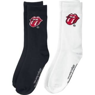 👉 Sokken zwart wit mannen Rolling Stones, The - Logo-Socken 2er Pack 4053838730744