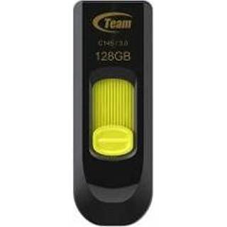 👉 Team Group TMUC145128G 128GB USB 3.0 (3.1 Gen 1) Type-A Zwart, Geel USB flash drive
