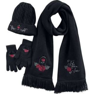 👉 Zwart vrouwen Beauty and the Beast - Tale As Old Time Tunnelsjaal 4064854020986